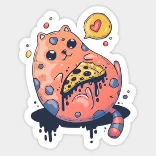 Pizza Cat Sticker